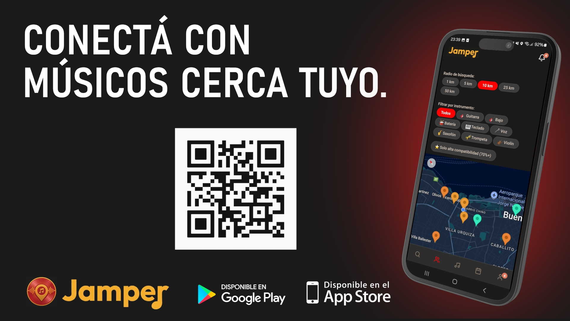 Jamper - App para conectar músicos